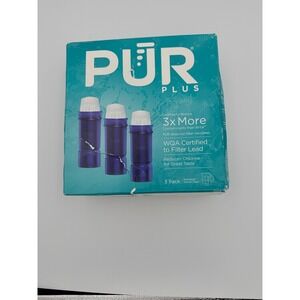 PUR PLUS Pitcher Replacement Water Filter 3 Pack Lead Reducing PPF951K Blue